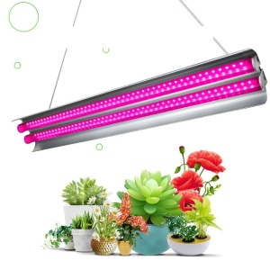Lampa dubla pentru cresterea plantelor Flippy, 50 cm, T5, tehnologie LED, nu afecteaza plantele, potrivit pentru intregul ciclu de crestere, multicolor - Img 8