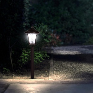 Lampa solara cu prindere in pamant, Flippy, inaltime 65 cm, Alb Rece - Img 7