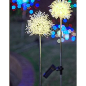 Lampa solara sub forma de Papadie, alb cald, Flippy - Img 4