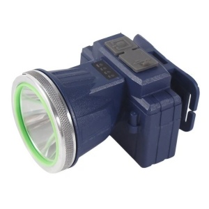 Lanterna LED de Montat pe Cap, Flippy, cu Raza Lunga de Zoom, Reincarcabila USB, Far Telescopic, Rezistent la Apa, Reglabil, pentru Pescuit in Aer Liber, Camping, Lumina Puternica, Lanterna, 7.5x5.8x5.5 cm, Albastru - Img 1