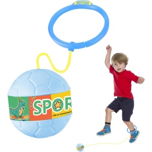 Minge pentru Sarit, Flippy, Tip Coarda Hula Hoop, Cerc 12 cm, Coarda 52 cm, Minge 12 x 11 cm, Functie Iluminat, 4-6 Ani, Plastic, Albastru - Img 7