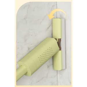 Mini Mop, Flippy, Pentru Uz Casnic, Sistem Autostoarcere, Portabil, Mop cu Burete, Rotire 180°,15 x 27.5 cm, Verde - Img 4