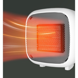 Mini radiator electric portabil Flippy, 800 W, 2 trepte, 150x120x175 mm, alb - Img 7