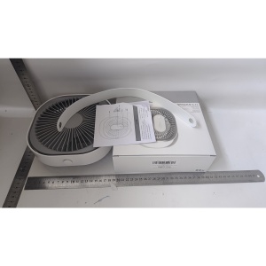 Mini ventilator pentru birou cu usb, Flippy, rotire 360 grade, 3 viteze, 4000 mA, 13.5 x 12,8, Gri - Img 9
