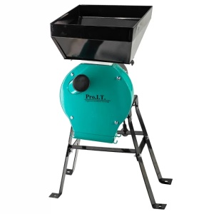 Moara electrica cu suport din metal pentru cereale si stiuleti (2 in 1), DDT-PRO.I.T. Cuva Mare, motor 3,9 kw , 3000 rpm, 320 kg/h, 4 site de rezerva, 20 ciocanele,bonus sac,surubelnita si perie - Img 3
