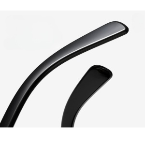Ochelari in Forma de Inima, Flippy, pentru Petrecerea Burlacitelor, Tematica Nunta, Protectie Soare, 14.7x4.9x14.2 cm, Negru - Img 6