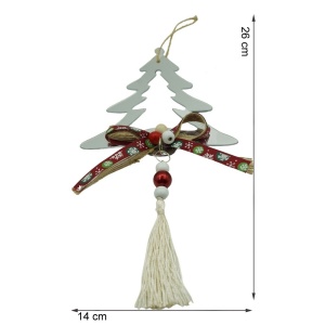 Ornament brad, Flippy, Brad, Argintiu, Lucios, 14*26CM, Acril, Interior/ Exterior - Img 11
