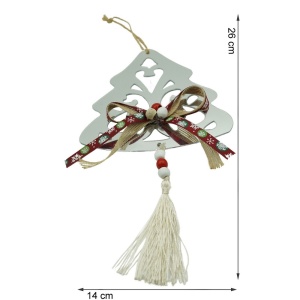 Ornament brad, Flippy, Brad, Argintiu, Lucios, 14*26CM, Acril, Interior/ Exterior - Img 11