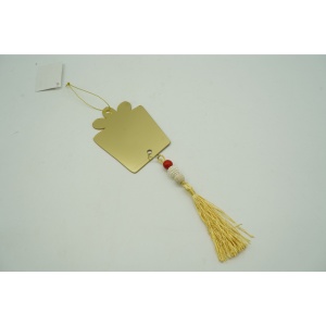 Ornament brad, Flippy, Cadou, Auriu, Lucios, 8*25CM, Acril, Interior/ Exterior - Img 3