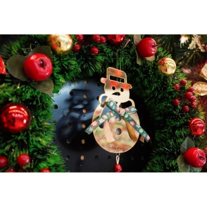 Ornament brad, Flippy, Om de zapada, Auriu, Lucios, 14*30CM, Acril, Interior/ Exterior - Img 8