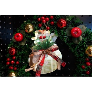 Ornament brad, Flippy, Om de zapada, Auriu, Lucios, 16*17CM, Acril, Interior/ Exterior - Img 6