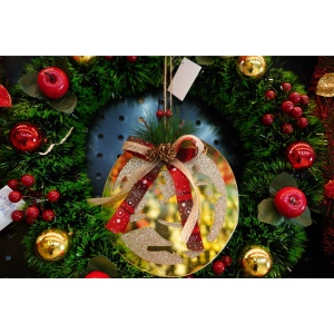 Ornament brad, Flippy, Pasare, Auriu, Lucios, 17*17CM, Acril, Interior/ Exterior - Img 9