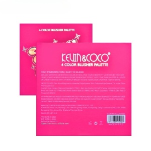 Paleta de Blush, KEVIN&amp;COCO, 4 Culori Stay Wild, 12.2 x 12.2 x 0.9 cm - Img 3