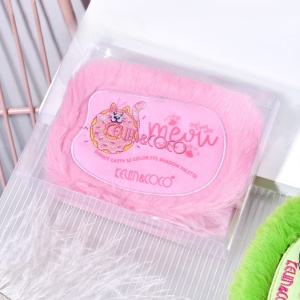 Paleta de Machiaj, KEVIN & COCO, Pink Fuzzy Fard de Pleoape,12 culori, 15 x 10.5 x 3 cm - Img 4