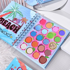 Palete de Machiaj, KEVIN & COCO, Colour Fruit Party, Fard de Pleoape, 20 culori, 15.3 x 17.4 x 1.2 cm - Img 2
