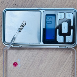 Pandantiv, Jolie Silver, Argint 925, Model Semnul Pacii, 19 x 16 mm, 0.9 g - Img 2