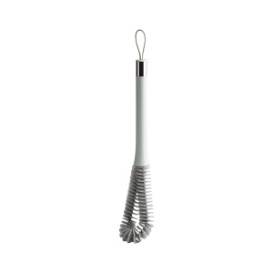 Perie de Curatat Pahare, Sticle, Biberoane, Flippy, cu Maner Lung, Uz Casnic, Silicon, Ergonomic, 3.9x5.4x38.5cm, Verde - Img 1