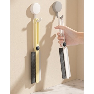 Perie Multifunctionala si Stergator, Flippy, Pentru Spatii Greu Accesibile, 24.7 x 4.5 cm, Alb - Img 7