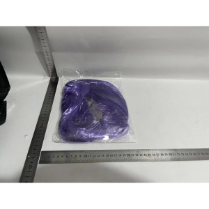 Peruca Cosplay pentru Femei, Stil Colorat, Tunsoare Bob cu Breton, Ideala pentru Carnaval, Halloween si Petreceri, Violet - Img 2