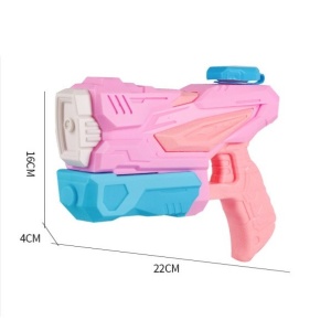 Pistol cu Apa pentru Copii, Rezervor, Pentru Piscina/Plaja, Flippy, 6ani+, 3 duze, Roz, 300ML - Img 5