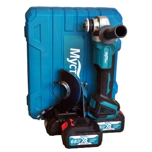 Polizor unghiular cu 2 acumulatori , Mustang , 24 V , 5 Ah , Diametru disc 125 mm , 9000 Rpm