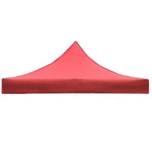 Prelata,copertina pentru acoperis cort tip pavilion Flippy, 2 x 3 m , impermeabila, invelis din material textil oxfort 700D, cauciucat Rosu - Img 2