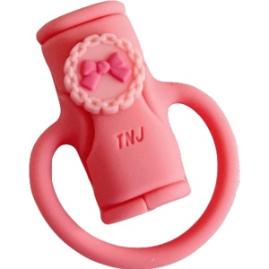 Protectie cablu USB Flippy, din silicon, model 5, multicolor - Img 1