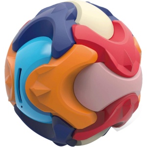 Pusculita Sub Forma de Minge, Flippy, de Construit, se Asambleaza/Dezasambleaza, din Plastic, 16.5x16.5x16.5, Multicolor - Img 1