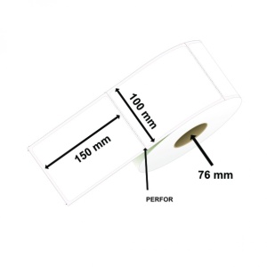 Rola etichete termice pentru awb Flippy 100x150mm, 1000 et./rola - Img 3