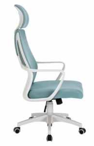 Scaun de birou directorial US131 mesh, Verde Menta, 63×59×115/125 cm, UnicSpot - Img 3