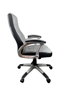 Scaun de birou directorial US64, gri, 63x70x113-121 cm - Img 2