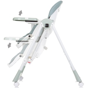 Scaun de masa Chipolino Milk Shake 2 in 1 pastel green - Img 5