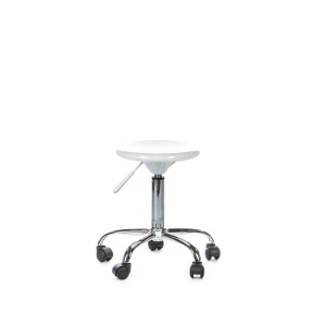 Scaun operator Benin, alb, 32x32x46-61 cm - Img 2