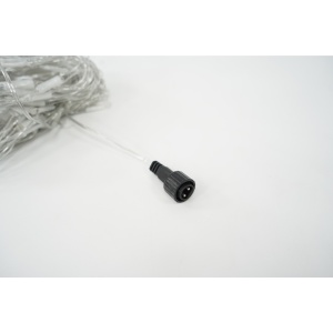Sectiune Instalatie de Craciun Flippy, Tip Plasa, 120 LED-uri, 1.5 x 1.5 m, 8 jocuri de lumini, Interconectabila, Fir transparent, Alb cald - Img 4