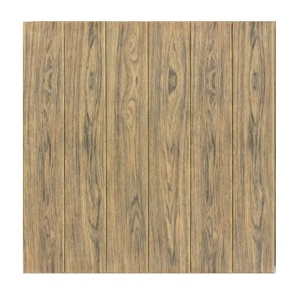 Set 10 Placi Tapet 3D, Flippy, 70 x 70 cm, Grosime 3 mm, din Rasina, Tip Placi de Lemn, Suprafata Acoperita 4.9 mp, Maro Deschis - Img 1