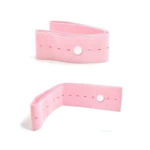 Set 2 Centuri de Monitorizare a Ritmului Cardiac Fetal, Flippy, Material Moale si Elastic, 6 x 130 cm, Roz - Img 5