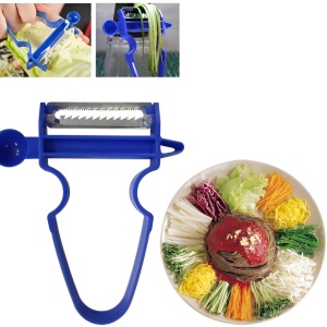 Set 3 Accesorii de Decojire, Razuire si Feliere, Flippy, pentru Legume si Fructe, Negru-Rosu-Albastru - Img 7