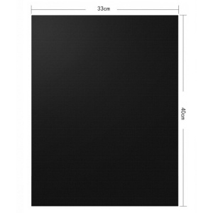 Set 4 Folii Antiaderente din Teflon, Flippy, Multifunctionale, Rezistente la Apa si Temperaturi Ridicate, pentru Gratar, Cuptor, BBQ Grill, 40x33 cm, Negru - Img 12