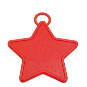 Set 4 Greutati pentru Baloanele cu Heliu, Flippy, 32 grame, 8 grame Fiecare, Plastic, Forma Stelute, Multicolor - Img 7