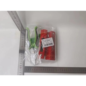 Set 4 Unelte de Gradina Flippy, pentru Plantare Prelucrare Sol si Ingrijire Plante, Material PVC carbon, Rosu Verde - Img 2