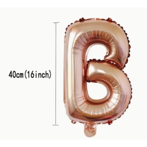 Set Baloane din Folie Metalizata, Flippy, Model Scris Bride, Litere de 40 cm, Tema Iubire, Baloane Party, Ambalaj Individual, Pai Inclus, Umflare cu Aer sau Heliu, Roz - Img 7