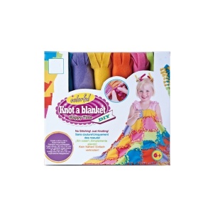 Set de creatie DIY Flippy, tesut si tricotat, patura 6+ ani, multicolor - Img 5