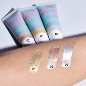 Set de Machiaj Kevin&Coco, 30 de Culori, Farduri de Pleoape, Iluminatoare Lichide, Lip Gloss-uri, Blush, Glitter, Model Regina Ghetii, 24.5x21.2x8.7 cm, Multicolor - Img 6