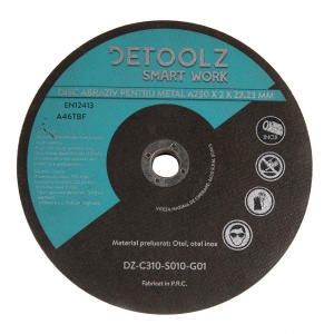 Set disc abraziv pentru metal 230 mm (10/set) - Img 2
