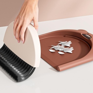 Set Matura si Faras, Flippy, Pentru Birou, din PP, Model Ursulet, 23.5 x 18 cm, Maro - Img 3