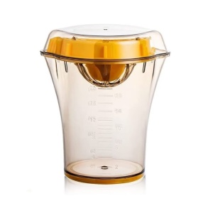 Storcator manual citricie Flippy, cu recipient de 600 ml, 15x8.5x13.5 cm, material ABS, Transparent - Img 11
