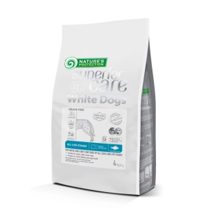Superior Care Dry Grain Free With White Fish For Dogs of All Sizes and Life Stages With White Coat - Img 1