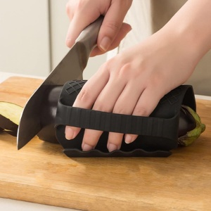 Suport de Silicon Multifunctional de Mana, Flippy, pentru Cuptor, Alimente Fierbinti, Carne, Izolare Termica, Anti-alunecare, 18x12x1.5 cm, Negru - Img 4