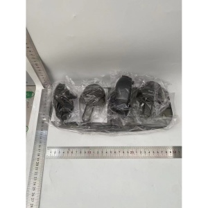Suport pentru Baie, Flippy, Montare pe Perete, Model Pisicute, ABS, Adeziv, Raft pentru Depozitare, 33.4x17.7 cm, Negru - Img 2