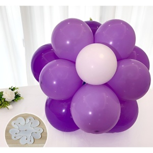 Suport pentru Baloane, Flippy, Care Formeaza o Floare, cu Doua Straturi, pentru 11 Baloane, 8x8cm, 4.6g - Img 9